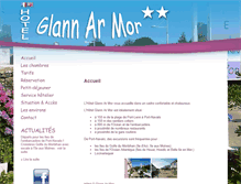 Tablet Screenshot of glannarmor.fr
